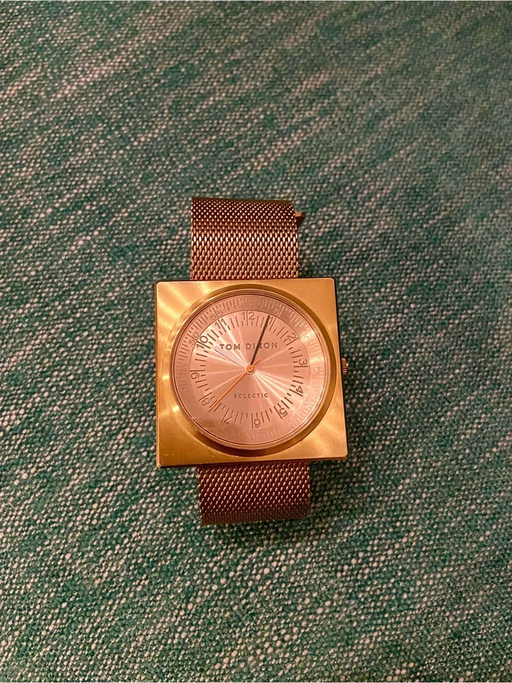 Tom Dixon Rose Gold stainless steel Block Watch